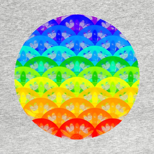 Flower of Life - Chakra / Rainbow Colors by DesignBySMYRNA